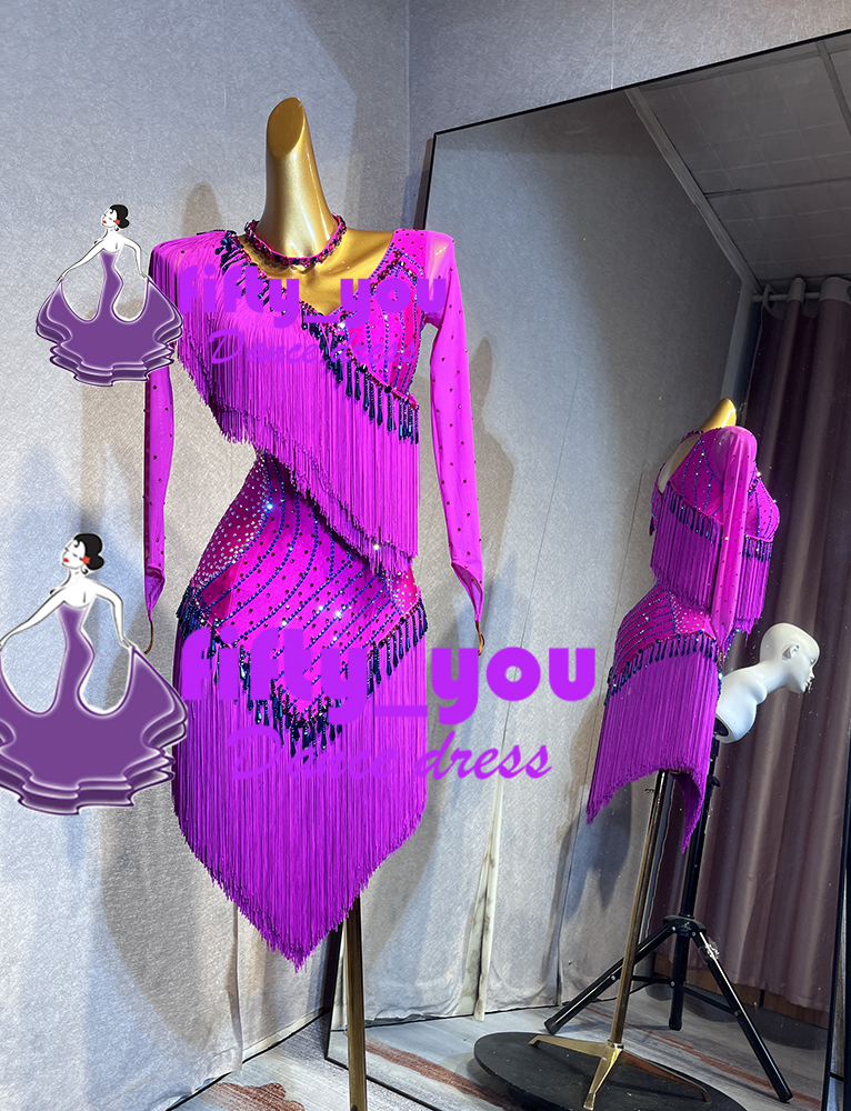中華のおせち贈り物 新品fifty_you オリジナルデザイン レディース社交ダンスドレス 社交ダンス
