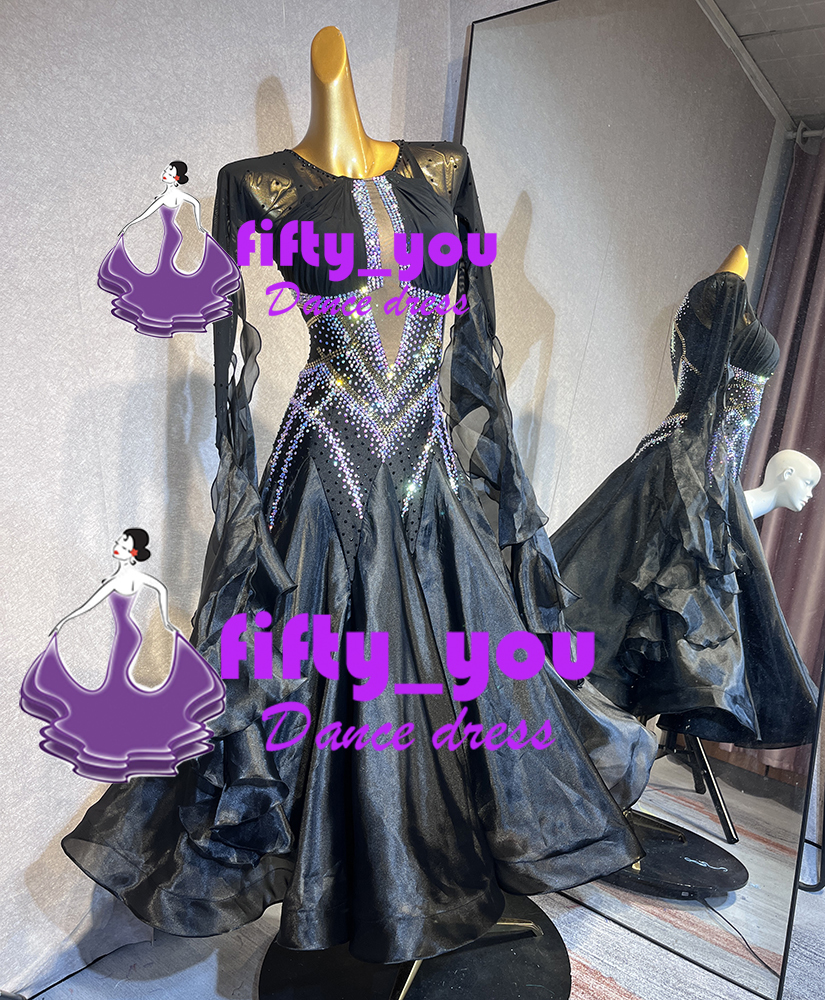 【予約受付中】 新品fifty_you レディース社交ダンスドレス オリジナルデザイン 社交ダンス