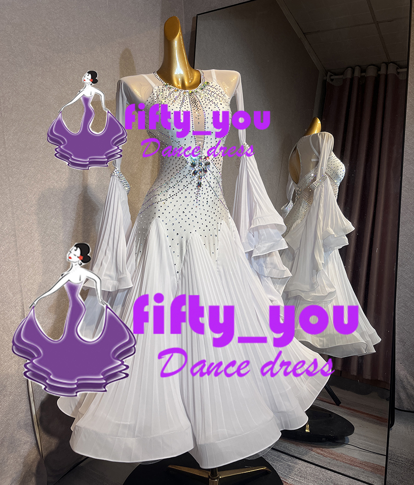 【超目玉】 新品fifty_you レディース社交ダンスドレス オリジナルデザイン 社交ダンス