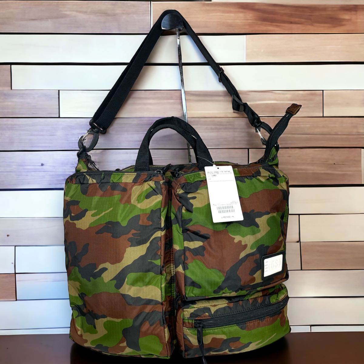 【希少】PORTER B印 ヨシダ(GS)別注カモフラ ヘルメットバッグ 2wayバッグ ポーター