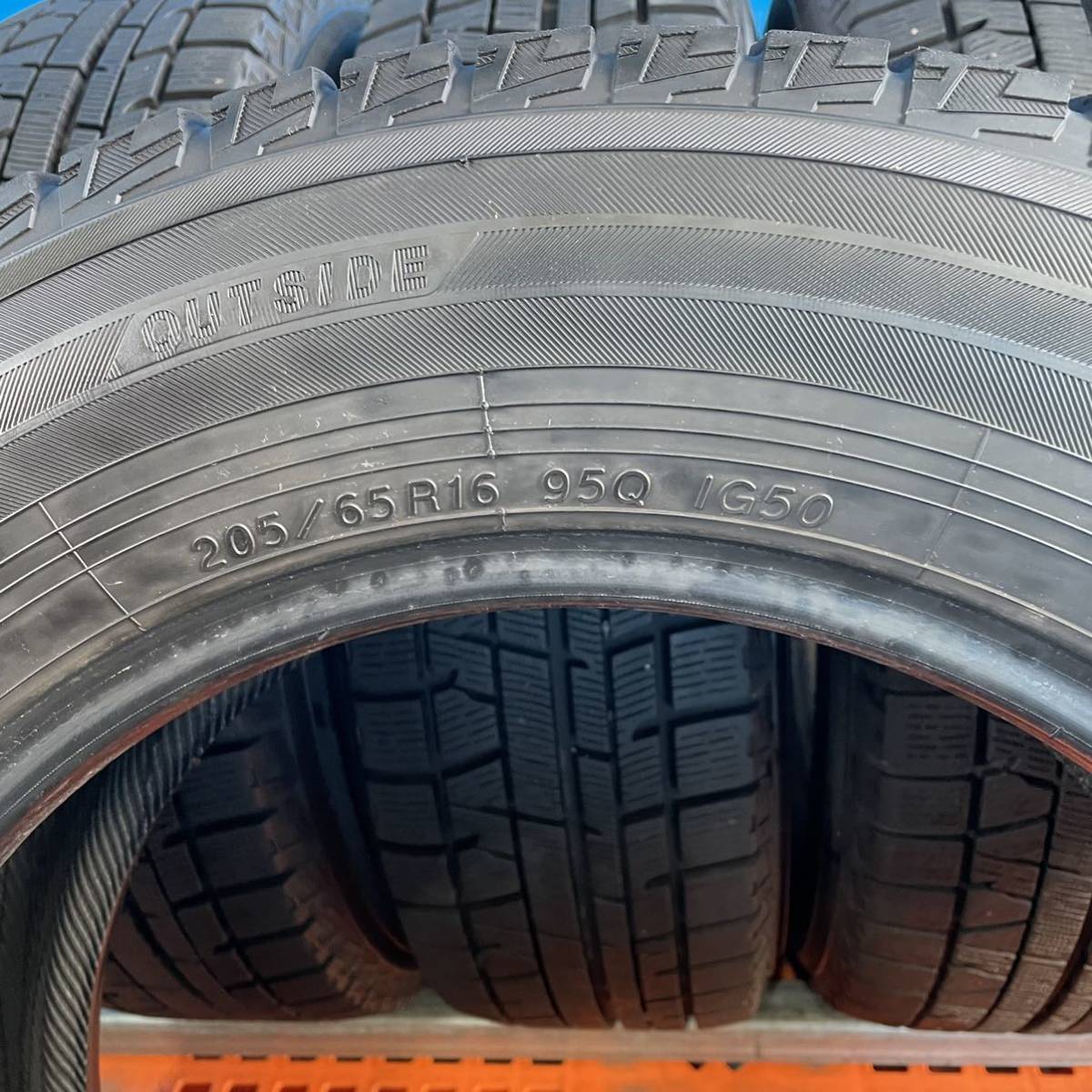 205/65R16 YOKOHAMA ice GUARD iG60 PLUS スタッドレスタイヤ205/65/16 4本　2019年製造_画像6