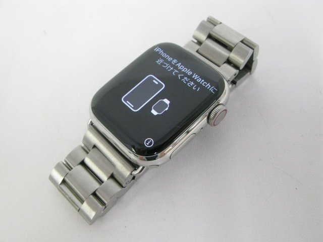 Apple Watch Series7 41mm 32GB LTE MKLU3J/A シルバーステンレススチール 【M1157】