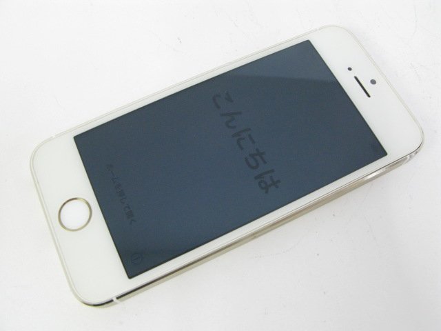 ソフトバンク SoftBank iPhone5S 16GB ゴールド 【M1261】_画像1