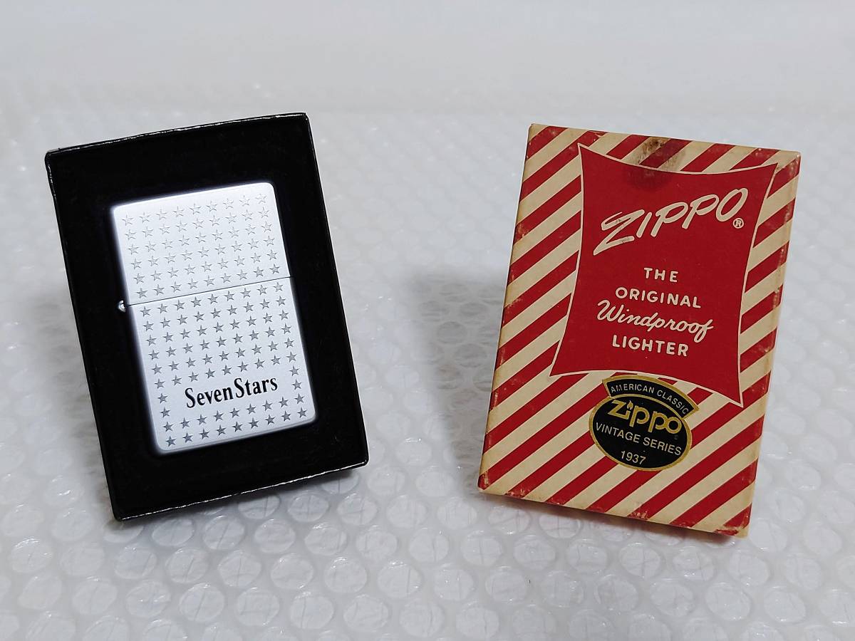 未着火品+非売品 Zippo Seven Stars 1996 セブンスター-