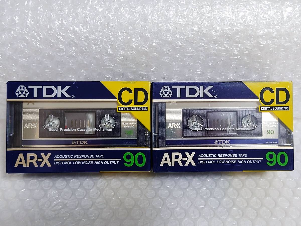 未開封+廃盤品　TDK　AR-X 90 ×6点　NORMAL POSITION TYPE Ⅰ　＆　MA 110 ×2点　METAL POSITION TYPE Ⅳ　カセットテープ_画像2