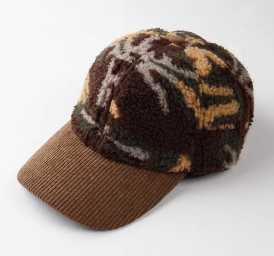 ★冬防寒ぬくぬくCAP〜A/W ボア 最旬 コーデュロイ カモフラ キャップ 6カラー展開 サイズF フリース 迷彩 ゼブラ 　キャンプ★新品735_画像9