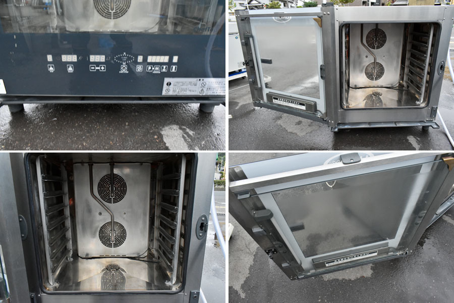 EI09 FMI business use steam navy blue be comb .n oven XV-505E kitchen equipment three-phase 200V