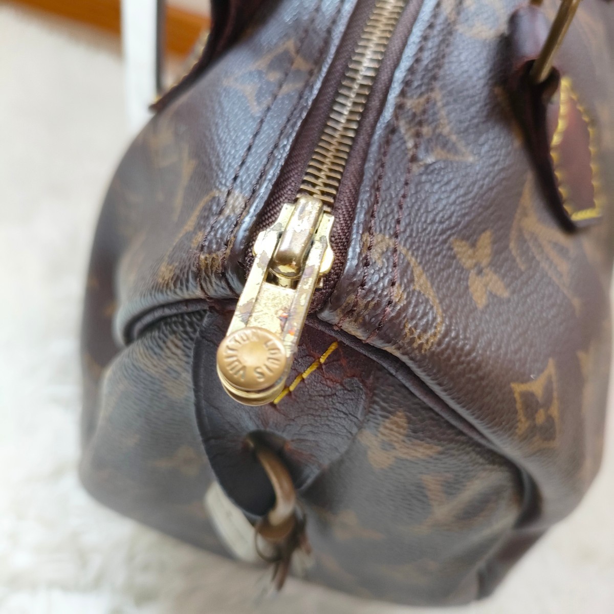 LOUIS VUITTON ルイヴィトン モノグラム　スピーディ25　1円スタート　バッグ　ハンドバッグ_画像4