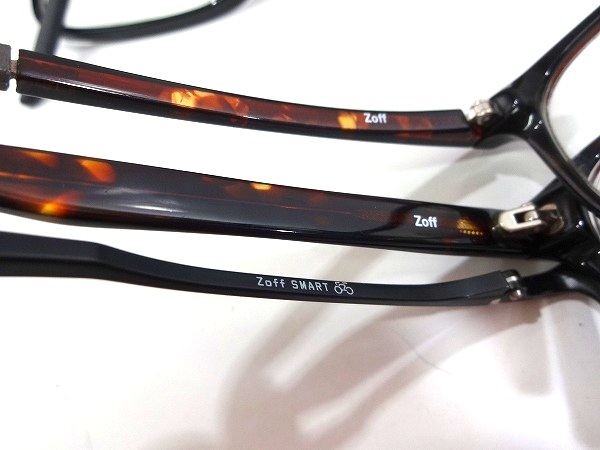 X3J030◆まとめ売り◆ ジンズ&ゾフ J!NS&Zoff セル メタル メガネ 眼鏡 メガネフレーム 計10本セット 専用ケース1個付き_画像7