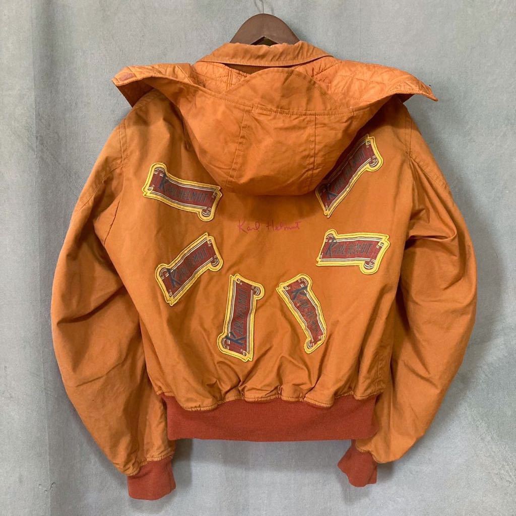 激安特価 Karl 希少 Helmut 色褪せ有り HOUSE PINK オレンジ size.F