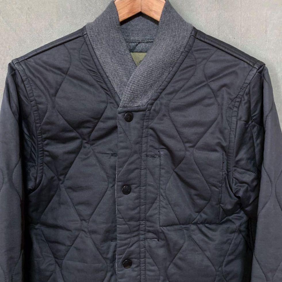 Nigel Cabourn ナイジェルケーボン USAF CWU LINER TYPE JACKET ヘチマ型 キルティング 中綿 ウール裏地 ジャケット ブルゾン size.46 (M)_画像3