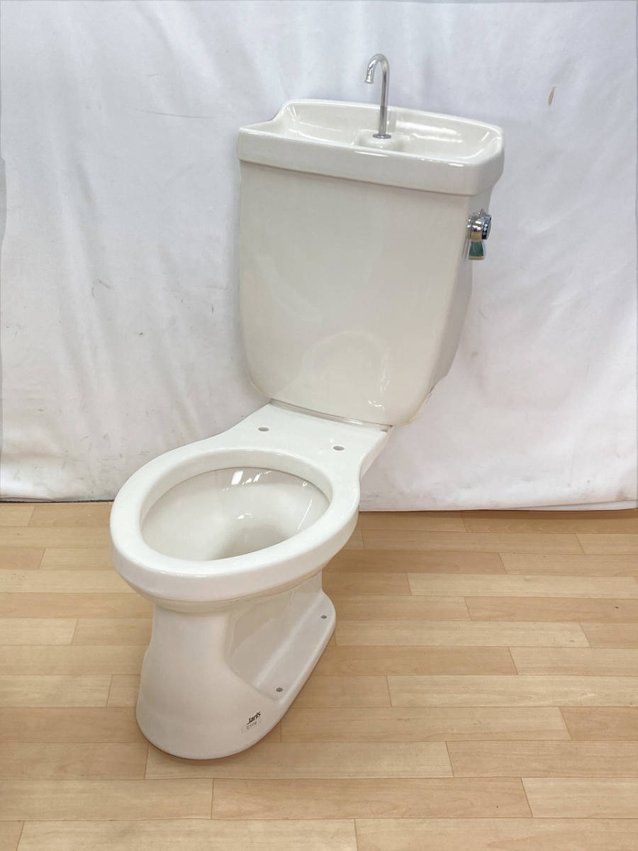 【美品】Janis(ジャニス) トイレ 洋式便器 (壁排水) 「C770」 タンク「T518LD」 一式セット # Ⅳ(アイボリー) 大阪市内 直接引き取り可 59