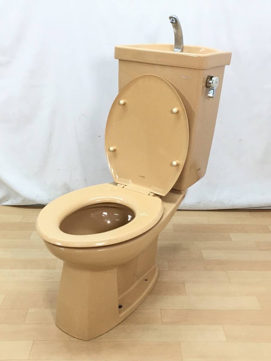 美品】TOTO ☆普通便座付き☆ トイレ 洋式便器 (床排水) 「C730 美品】TOTO ☆普通便座付き☆ トイレ 洋式便器 (床排水) 「C730