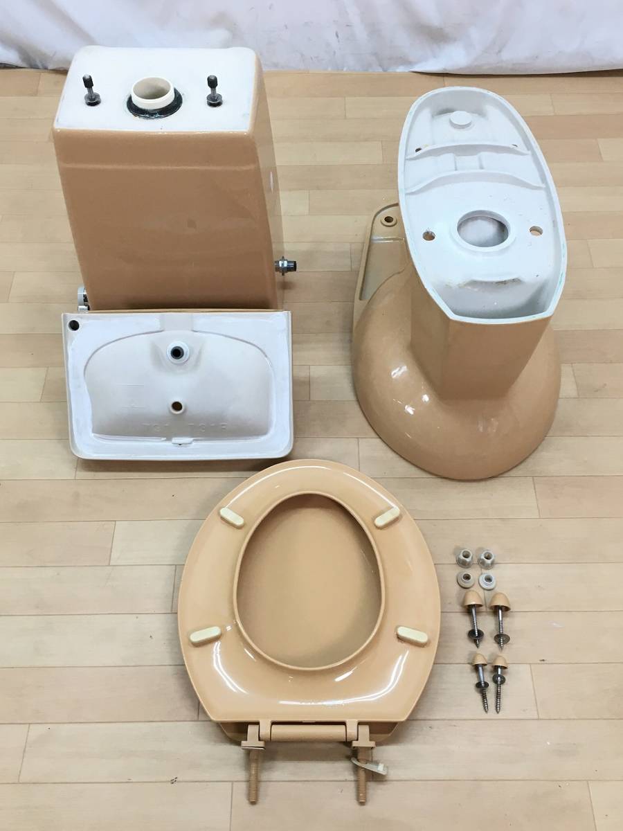 美品】TOTO ☆普通便座付き☆ トイレ 洋式便器 (床排水) 「C730 美品】TOTO ☆普通便座付き☆ トイレ 洋式便器 (床排水) 「C730