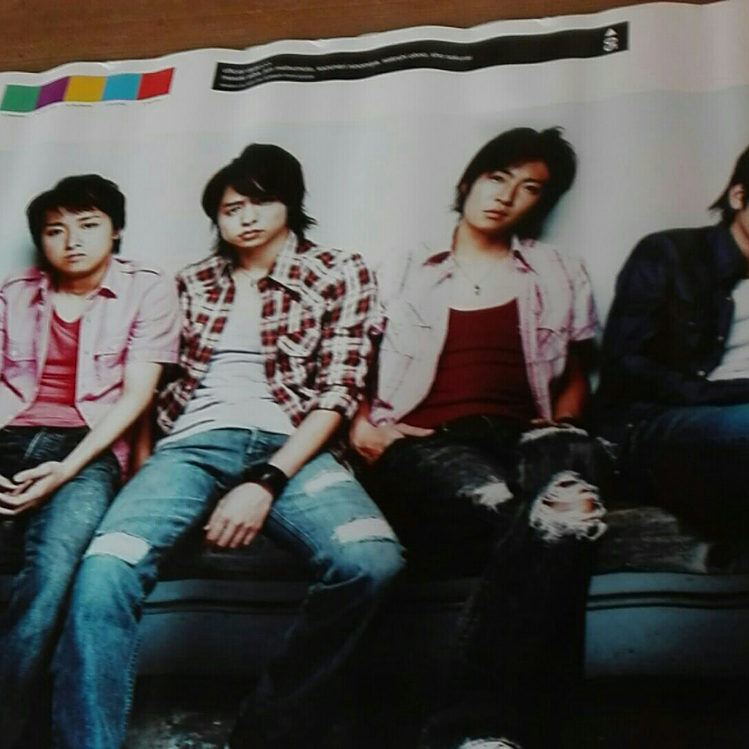  storm poster 5 sheets Sakurai sho Matsumoto Jun Oono Satoshi Ninomiya Kazunari Aiba Masaki Johnny's 95