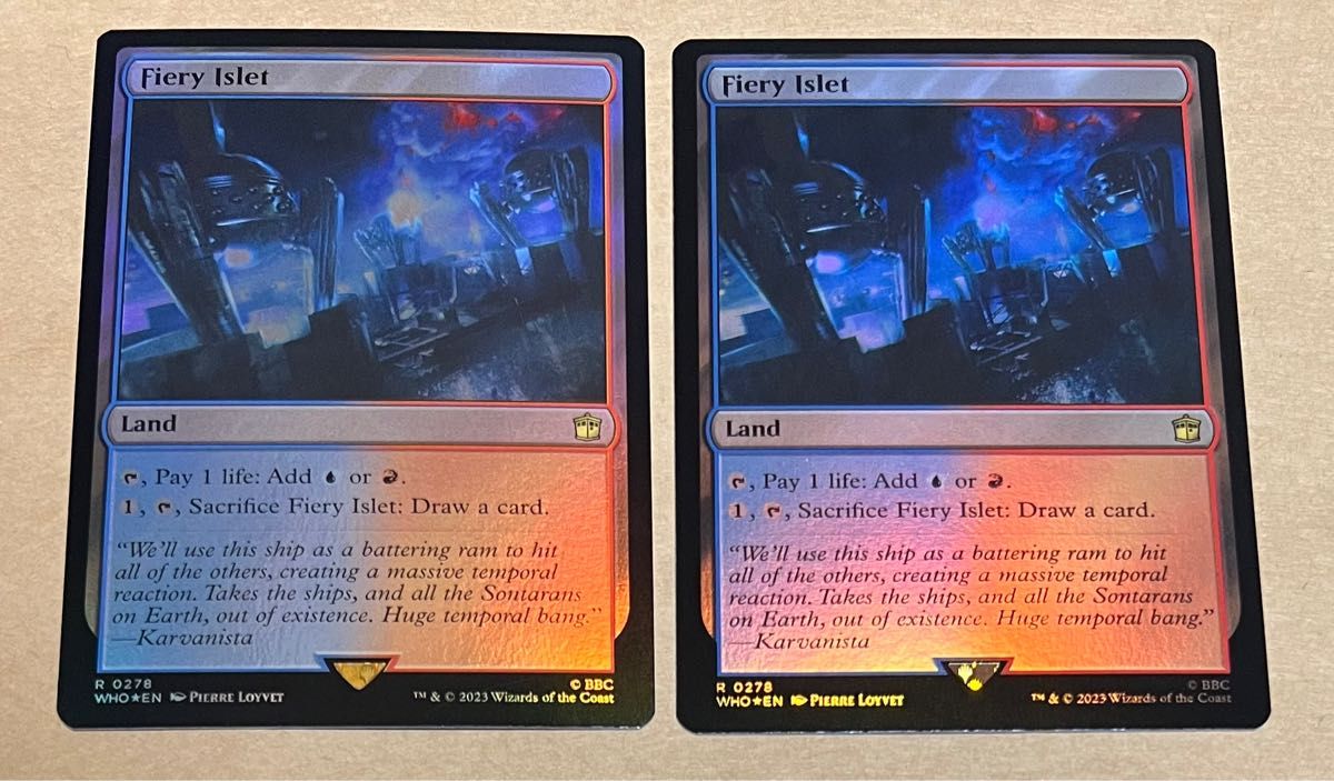 焦熱島嶼域/Fiery Islet 英語 Foil 2枚セット|PayPayフリマ