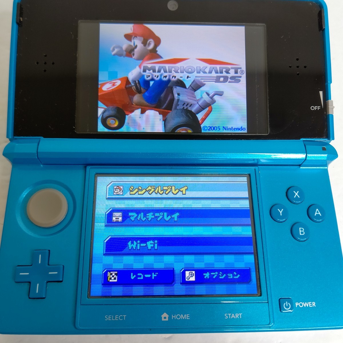 Nintendo ニンテンドー3DS ライトブルー 画面極美品 任天堂 ゲーム機