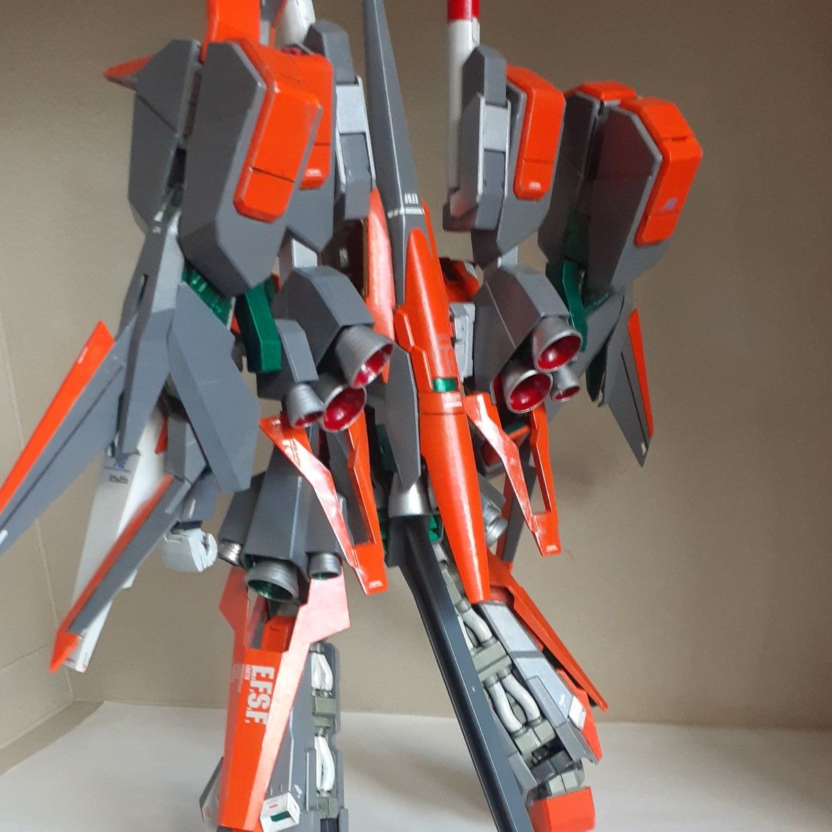 MG リゼルC型(ディフェンサーa+bユニット ゼネラルレビル配備機)全塗装