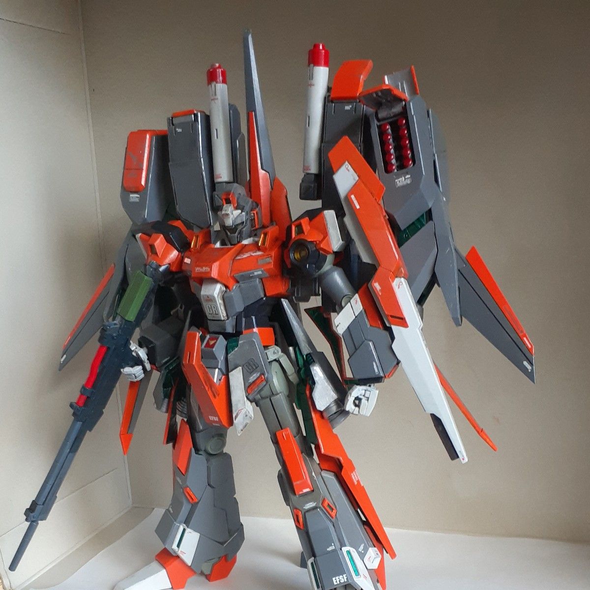 MG リゼルC型(ディフェンサーa+bユニット ゼネラルレビル配備機)全塗装