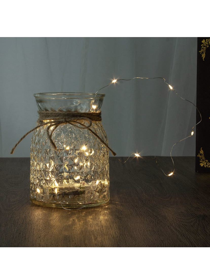 ピンクバラ造花 ガラス花瓶付き LEDムードライト インテリア飾りテーブルのセン_画像3
