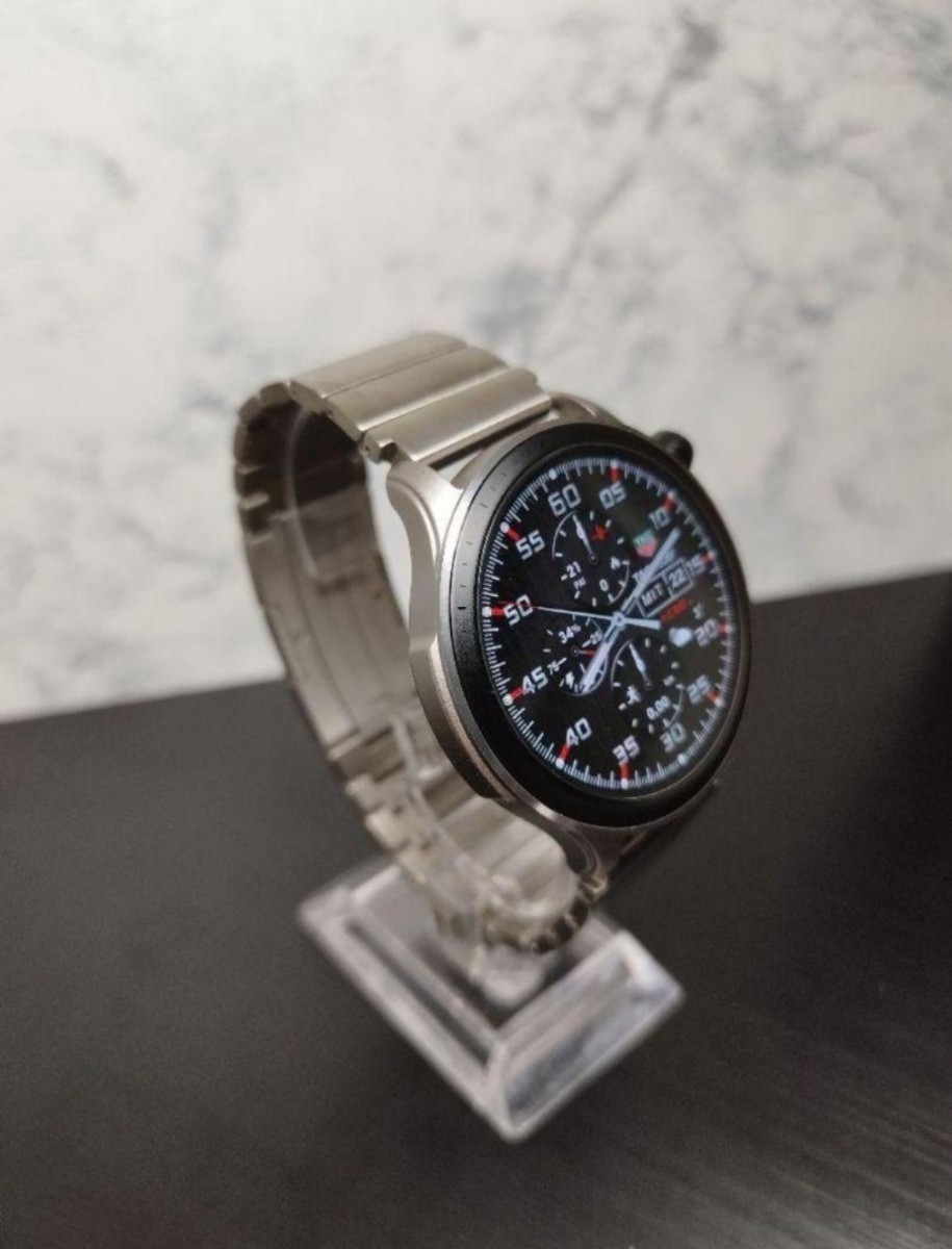 チタンバンド　22mm Huawei watch gt3 pro　amazfit gtr4 などに