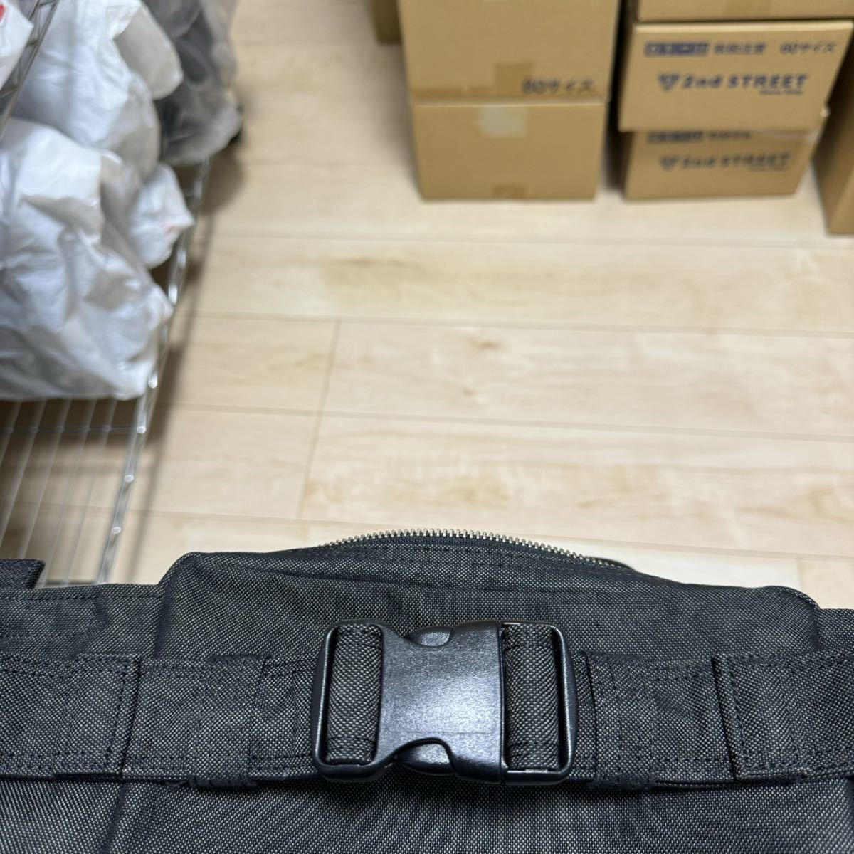 【大幅値下げ】【新品同様】定価30800円　PORTER ポーター スモーキー SMOKY ボディバッグ 592-07507 ブラック　黒　ウエストバッグ_画像7