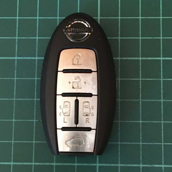 NI5887 Nissan original smart key 5 button Elgrand Serena etc. both sides sliding power back door keyless E51 NE51 C25 CC25 etc. 