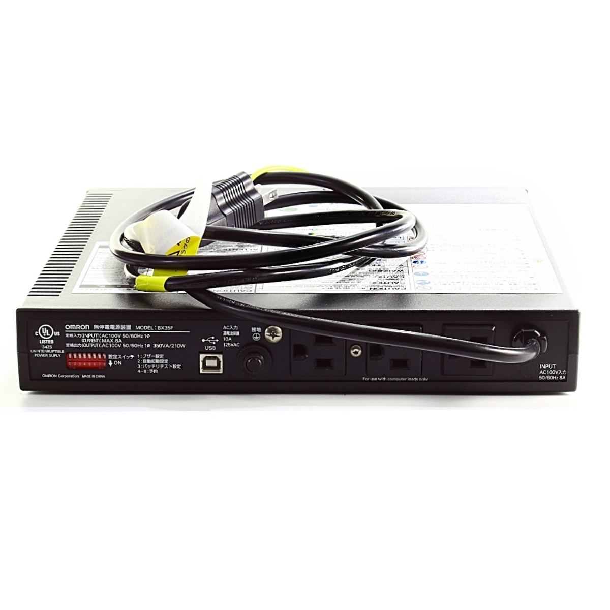 [ аккумулятор отдельный необходимо ][ электризация подтверждено ]OMRON POWLI BX35F UPS Omron USB соответствует источник бесперебойного питания SOHO* офис предназначенный 350VA / 210W