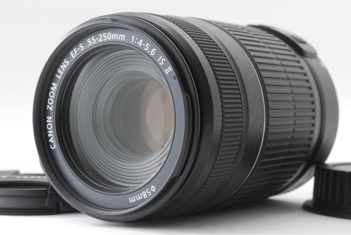 超極美品 コンパクト＆手ぶれ補正 キャノン 55-250mm IS II｜PayPayフリマ