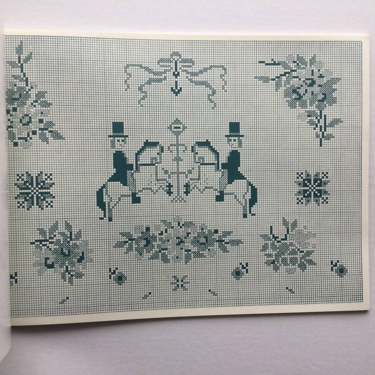 手芸本■ARTBOOK_FLEAMA■ 送料無料！新品 刺繍 クロスステッチ 図案 スウェーデンの伝統モチーフ 北欧1930年代 復刻版 マークブック
