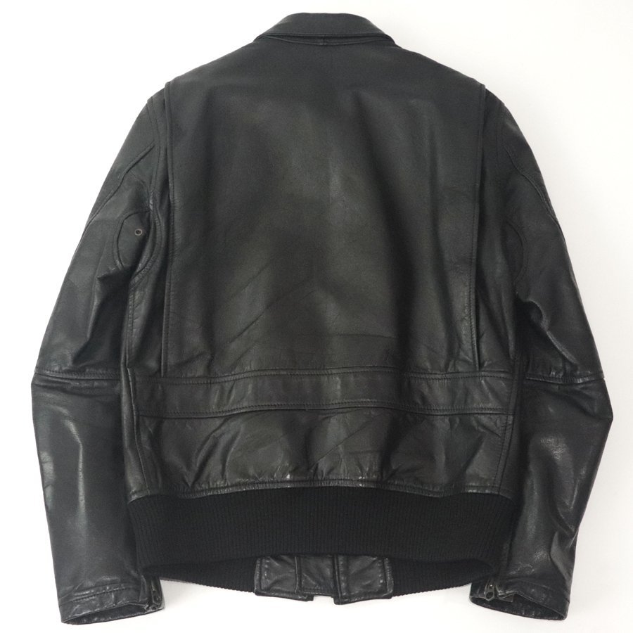 絶品】 美品 DUFFER - ブルゾン メンズ L 黒 ブラック ライダース