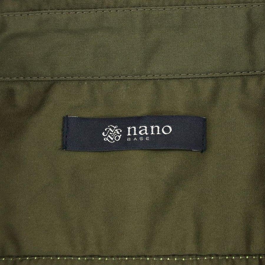 新品未使用 NANO UNIVERSE ナノユニバース 2019SS 反射板 リフレクターライン コーチジャケット カーキ L ワークジャケット_画像5
