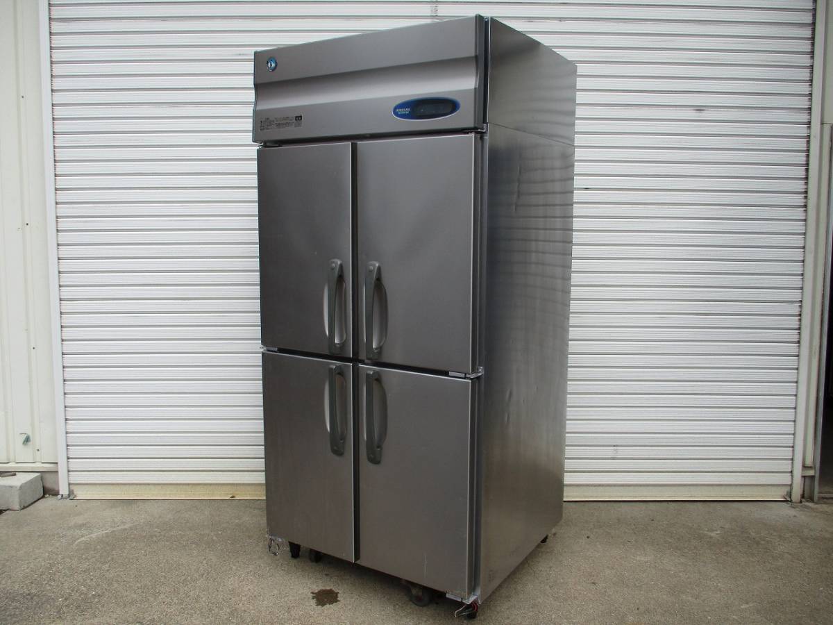 y2136-1　業務用　ホシザキ　4ドア冷蔵庫　HR-90Z-ML　2015年製　100V　W900×D800×H1900　店舗用品　中古　厨房