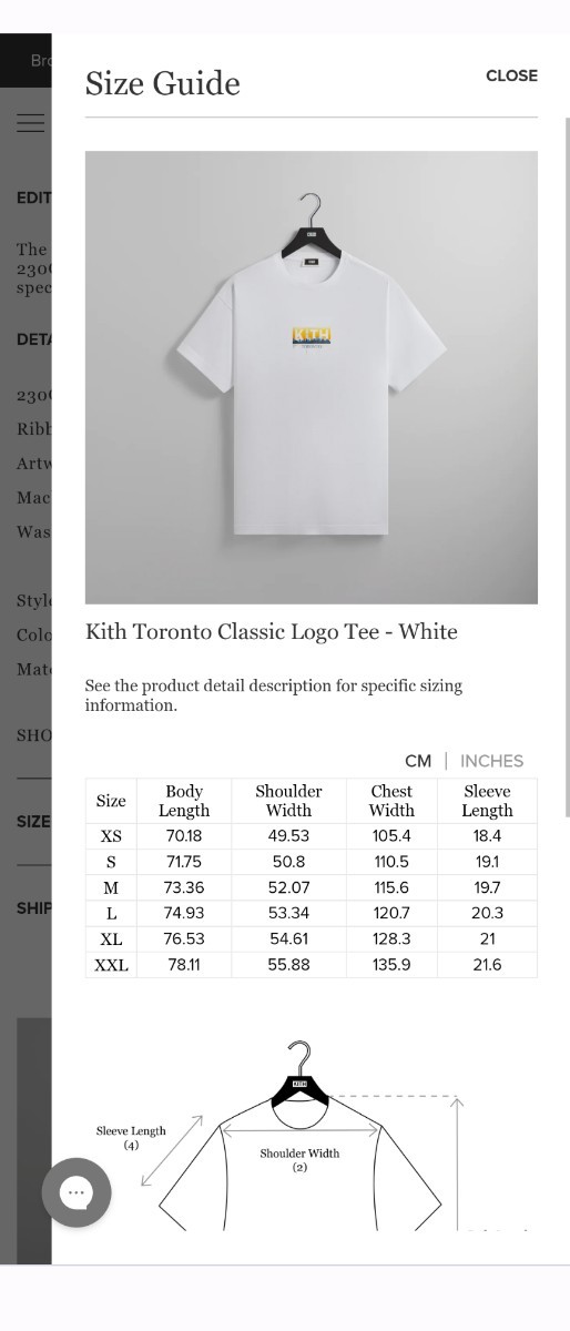 【Mサイズ】新品未使用 Kith Toronto Classic Logo Tee キス トロント クラシック ロゴ 半袖Tシャツ WHITE 白 BOXLOGO ボックスロゴ _画像2