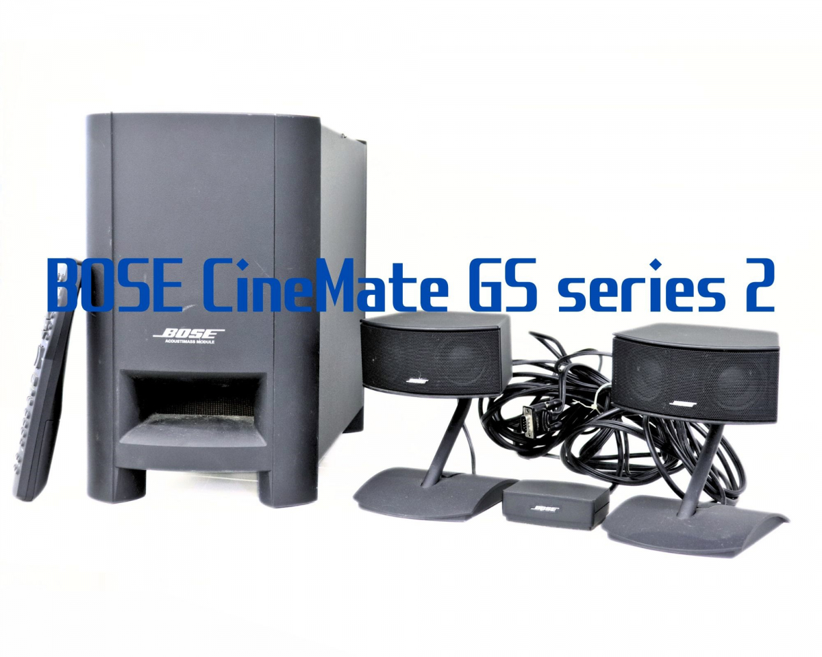 【程度良好】 BOSE / ボーズ デジタルホームシアターシステム CineMate GS Series II Digital home theater system 020JZBZ72_画像1