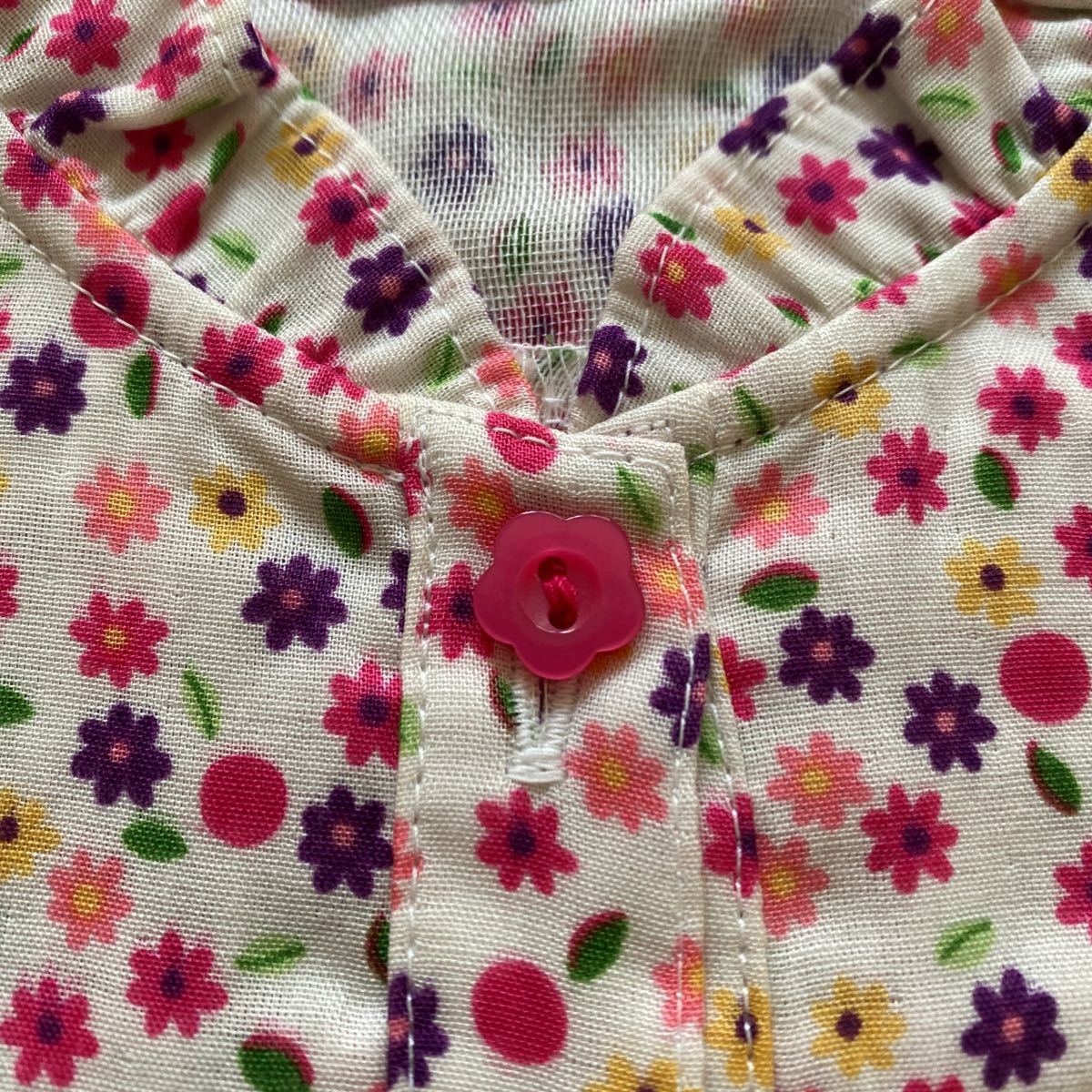  быстрое решение новый товар Miki House длинный рукав блуза 100 цветочный принт 
