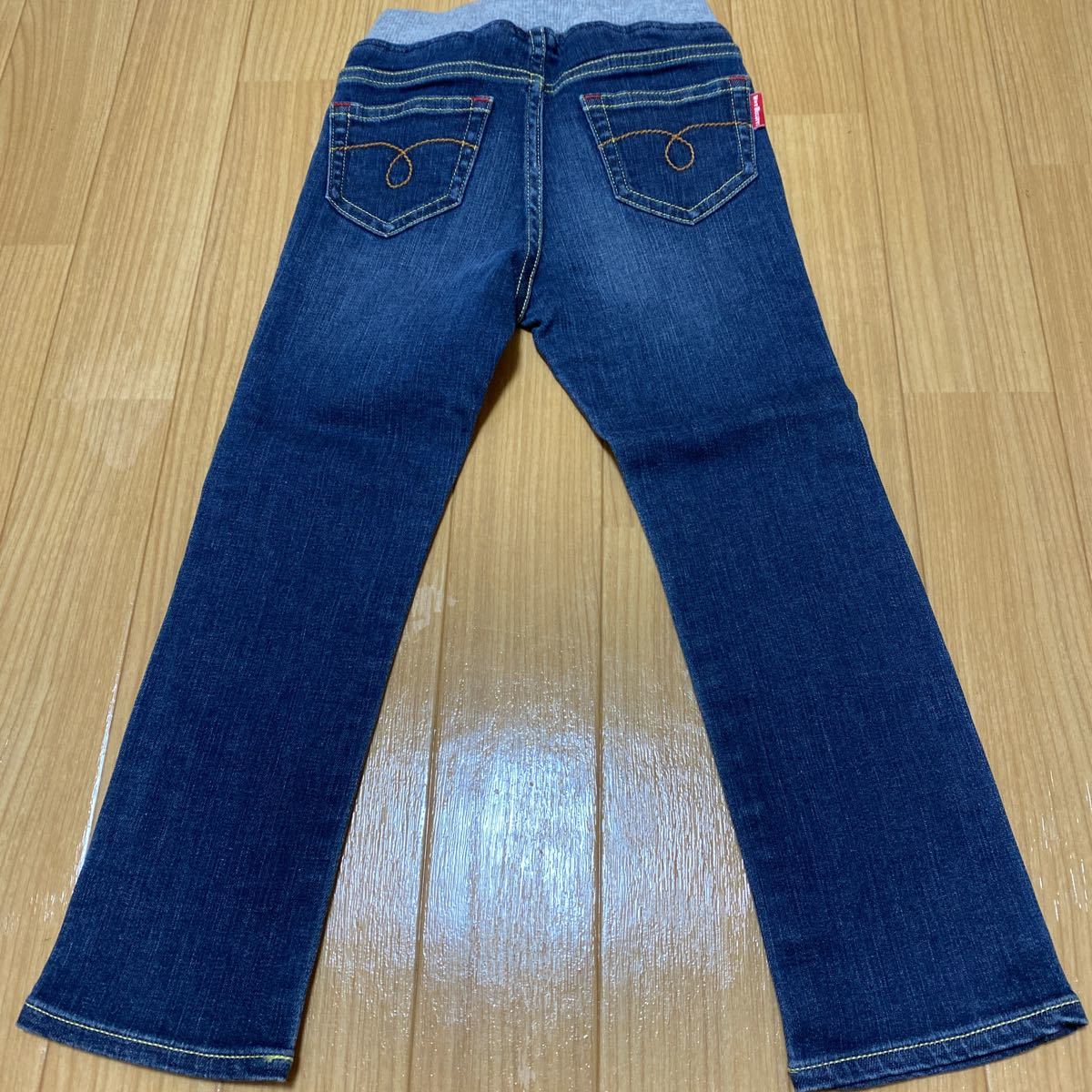 SALE 即決　新品　ミキハウス　ストレッチジーンズ　100 デニムパンツ_画像7