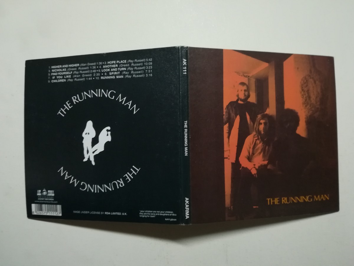 【紙ジャケCD】The Running Man - s.t.1972年(2000年イタリア盤) UKジャズロック/ブルースロック/プログレRay Russel_画像2