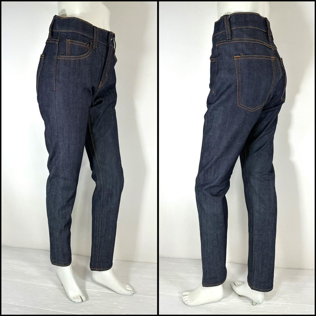 UNIQLO ユニクロ +J セルビッチ ストレート ストレッチ 68cm UNIQLO ユニクロ +J セルビッチ ストレート ストレッチ 68cm