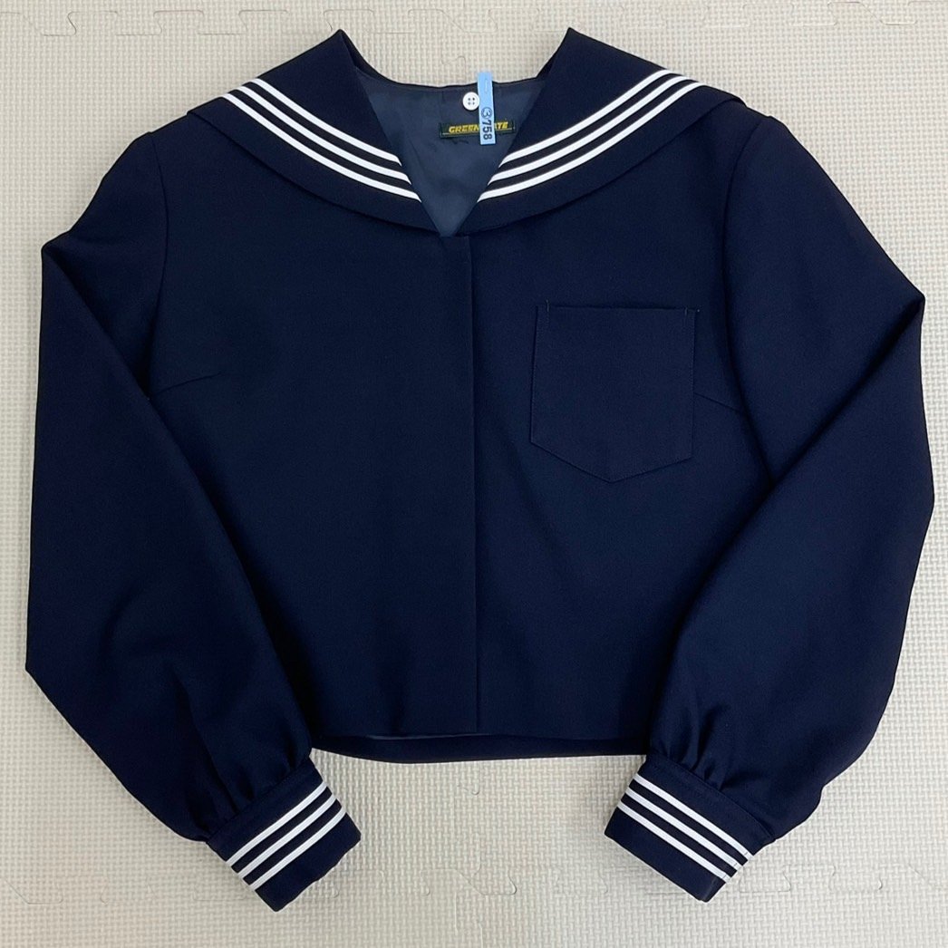 上品コーデはコレで安心! US469-2 /165A/LL/W72 7点セット 真岡女子高校 栃木県 (中古) 学生服