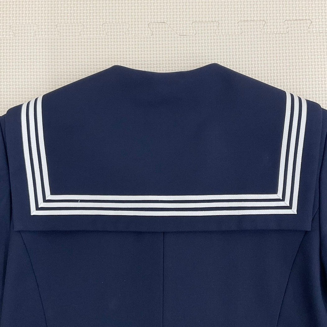 U94/S876(中古)福島県 郡山第六中学校 女子制服 2点 /165A/W63 U94/S876(中古)福島県 郡山第六中学校 女子制服 2点 /165A/W63