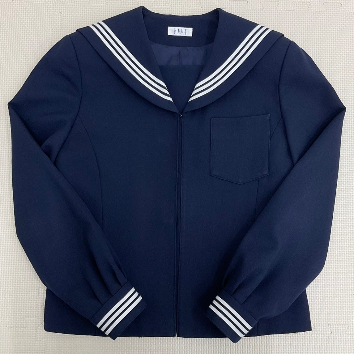 U94/S876(中古)福島県 郡山第六中学校 女子制服 2点 /165A/W63 U94/S876(中古)福島県 郡山第六中学校 女子制服 2点 /165A/W63