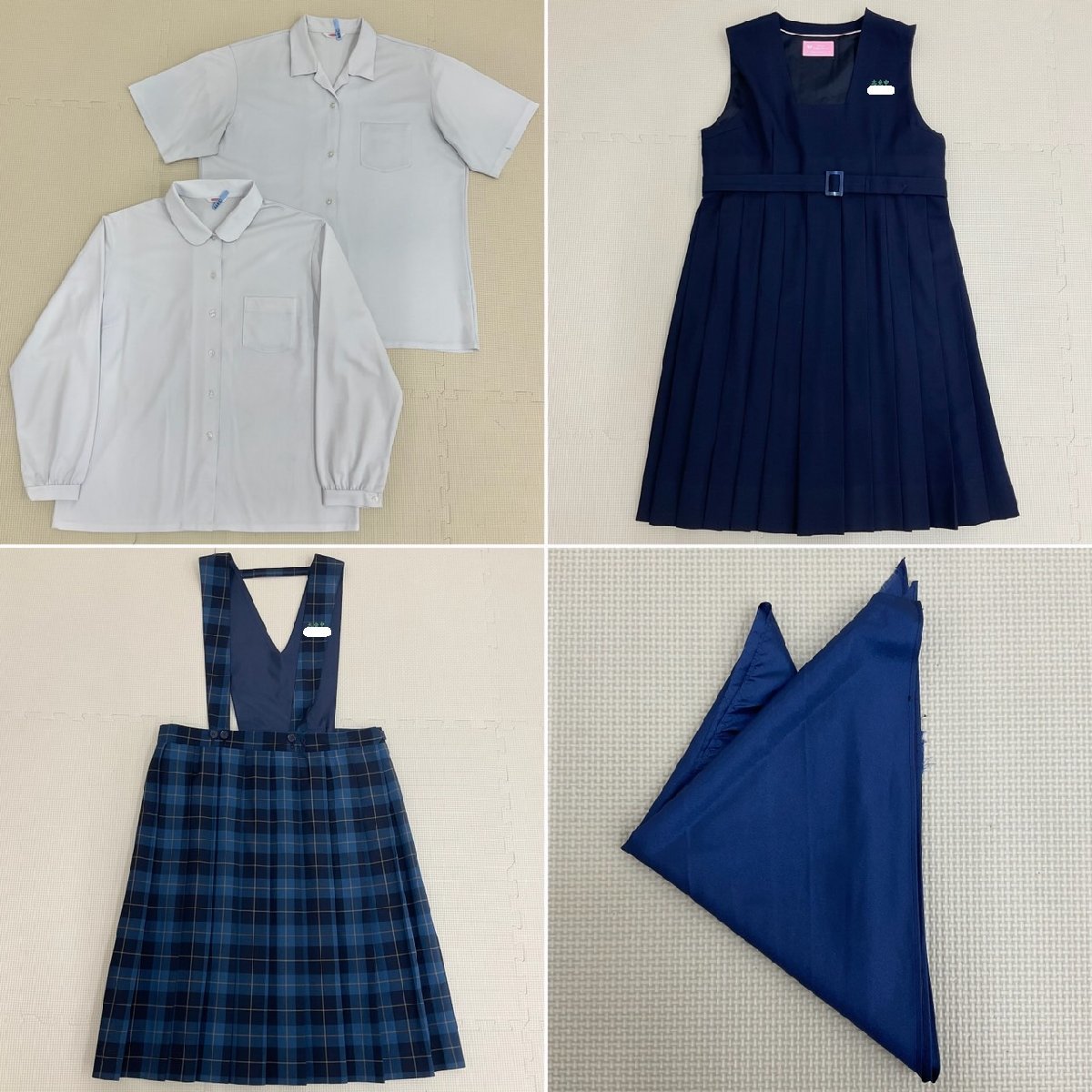 U63/S956(中古)福岡県 志免中学校 女子制服6点 /大きめ/180/BM U63/S956(中古)福岡県 志免中学校 女子制服6点 /大きめ/180/BM