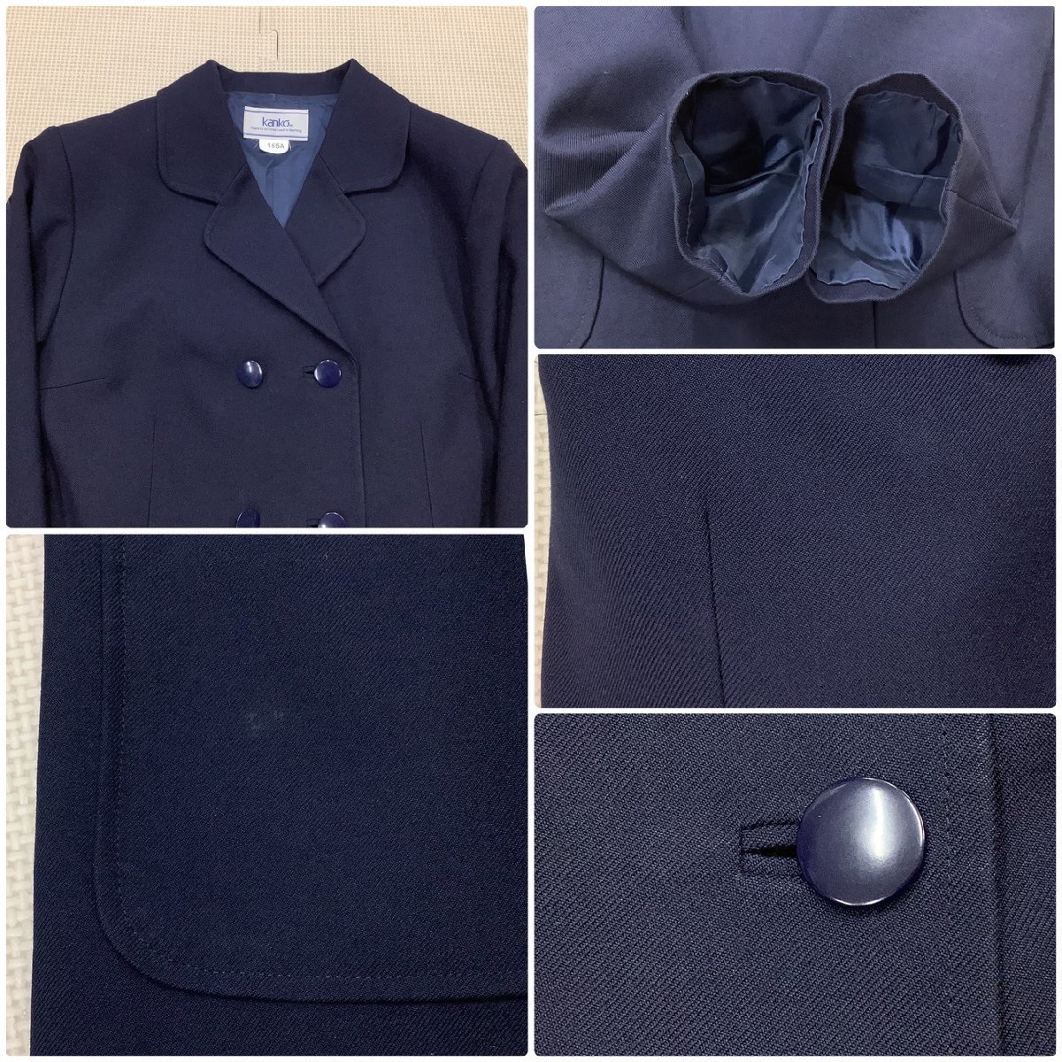 I58/Y(中古)山形県 山形市立第二中学校 女子制服5点 /165A/W66 I58/Y(中古)山形県 山形市立第二中学校 女子制服5点 /165A/W66