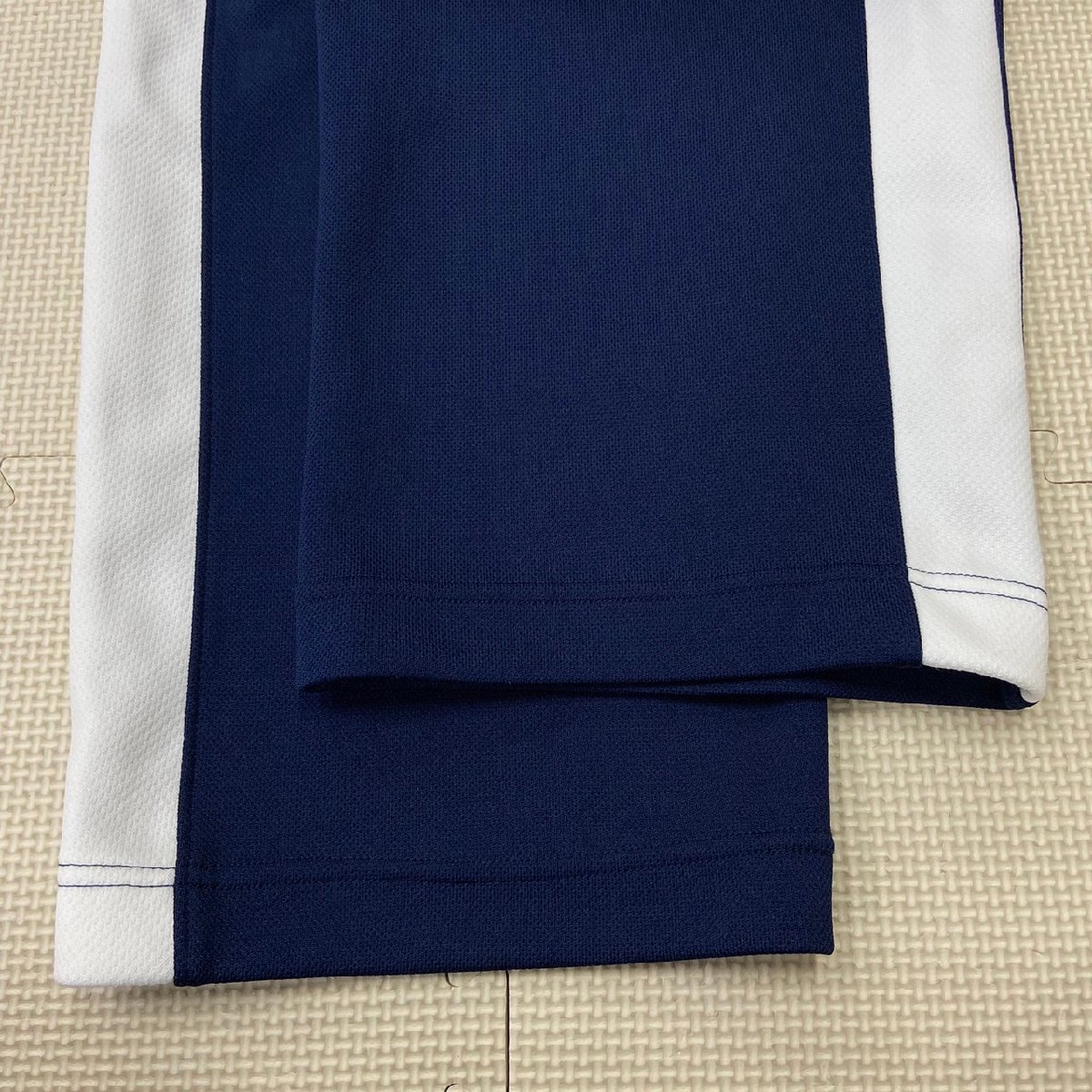 Y69/A ( б/у ) префектура Аичи Aichi .. средняя школа спортивная форма 1 пункт / указание товар /. название ввод /M размер / длинные брюки / длинные брюки / темно-синий × белый / зимний /Meitetsu/ спортивная форма 