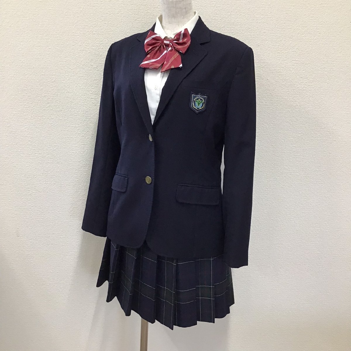 O110/T829(中古)栃木県 日々輝学園高校 女子制服4点 /L/165A/W64/ O110/T829(中古)栃木県 日々輝学園高校 女子制服4点 /L/165A/W64/