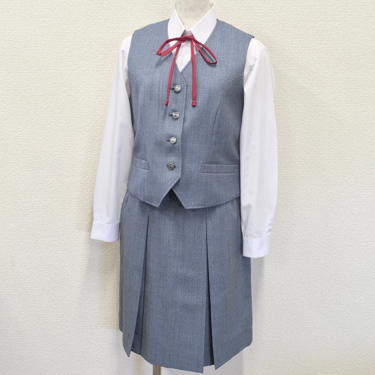 A104/(中古)神奈川県 川崎市立平中学校 女子制服4点 /165A/LL A104/(中古)神奈川県 川崎市立平中学校 女子制服4点 /165A/LL