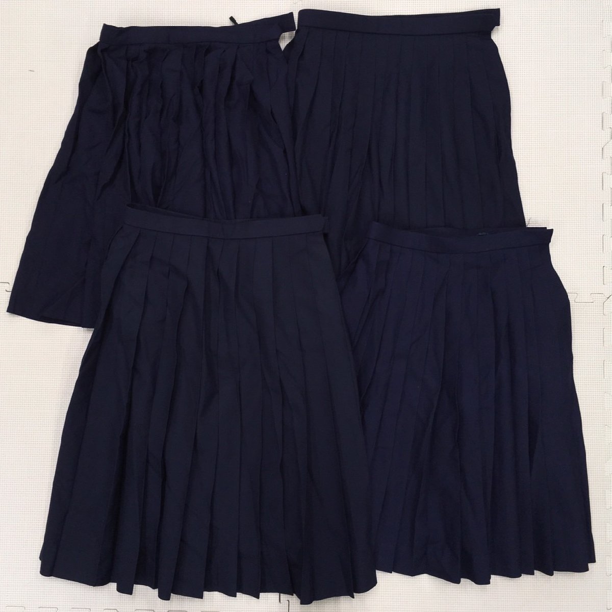 A134/( used / box ) woman uniform winter skirt 7 point / navy blue color /W62/W63/W66/W67/W68/ junior high school / high school / uniform / school uniform / winter / winter clothes / woman student / set sale 