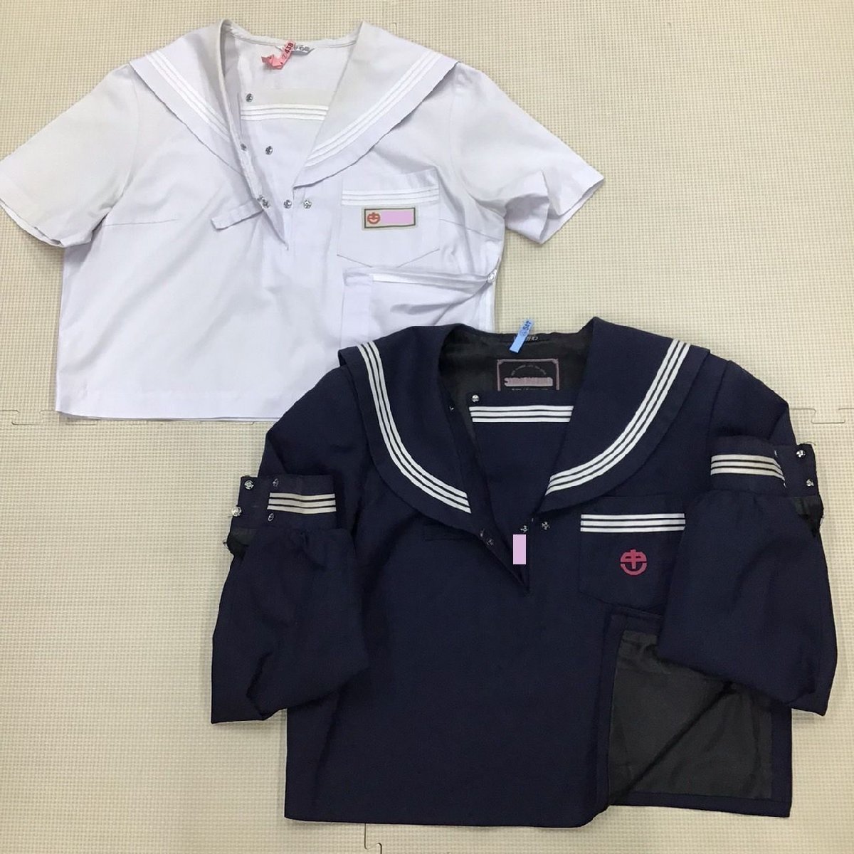 O44/(中古)兵庫県 氷丘中学校 女子制服5点 /旧制服/13/12/W69 O44/(中古)兵庫県 氷丘中学校 女子制服5点 /旧制服/13/12/W69