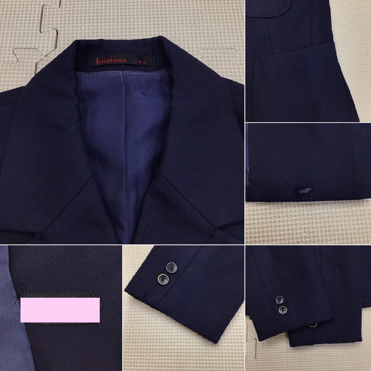 O198/Y(中古)東北方面 女子制服3点 /校名不明/小さめ/S/W60 O198/Y(中古)東北方面 女子制服3点 /校名不明/小さめ/S/W60